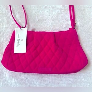 NWT - Vera Bradley, Alex Quilted Crossbody purse bag in Pink, Barbie Lov…